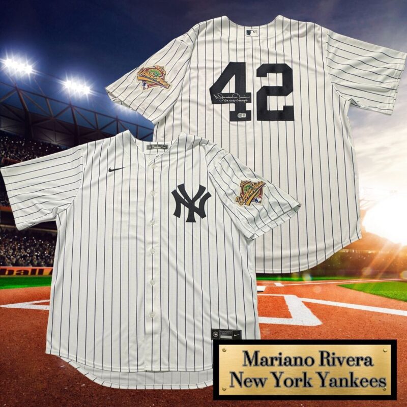 Mariano Rivera Autographed New York Yankees 1996 World Series Nike Jersey