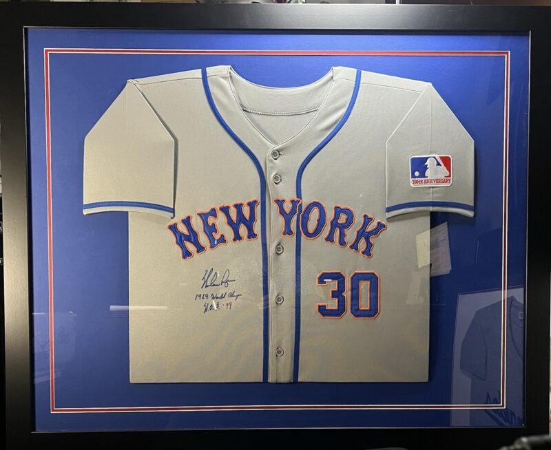 Nolan Ryan autographed signed framed New York Mets Jersey 286530777290