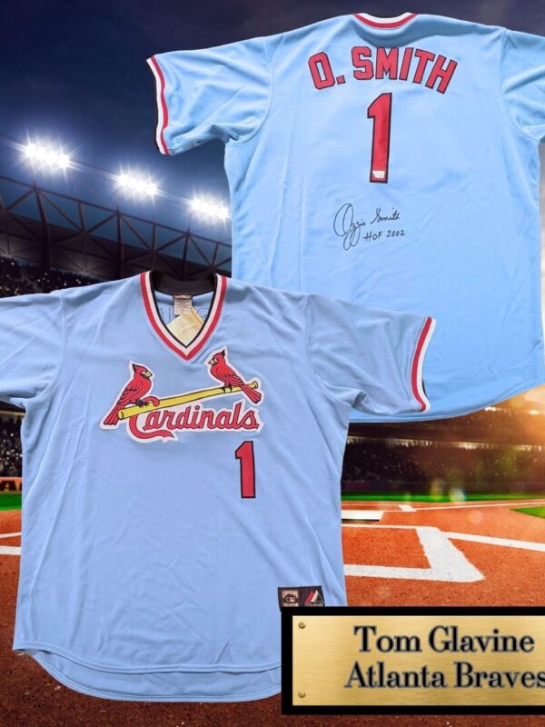 Ozzie Smith Autographed St. Louis Cardinals Jersey