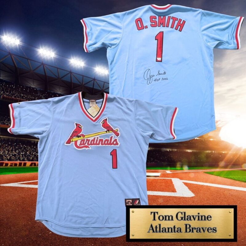 Ozzie Smith Autographed St. Louis Cardinals Jersey