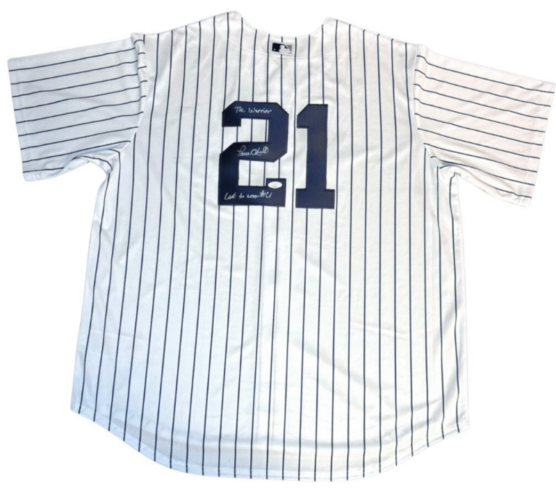 Paul O’Neill Autographed Nike Jersey  Inscribed "The Warrior" "Last to wear 21" - Image 3