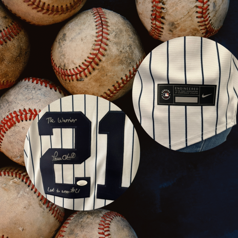 Paul O’Neill Autographed Nike Jersey  Inscribed "The Warrior" "Last to wear 21" - Image 10