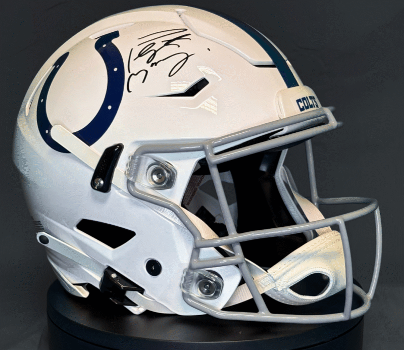 Peyton Manning Autographed signed on-field Indianapolis Colts NFL Helmet - Image 4
