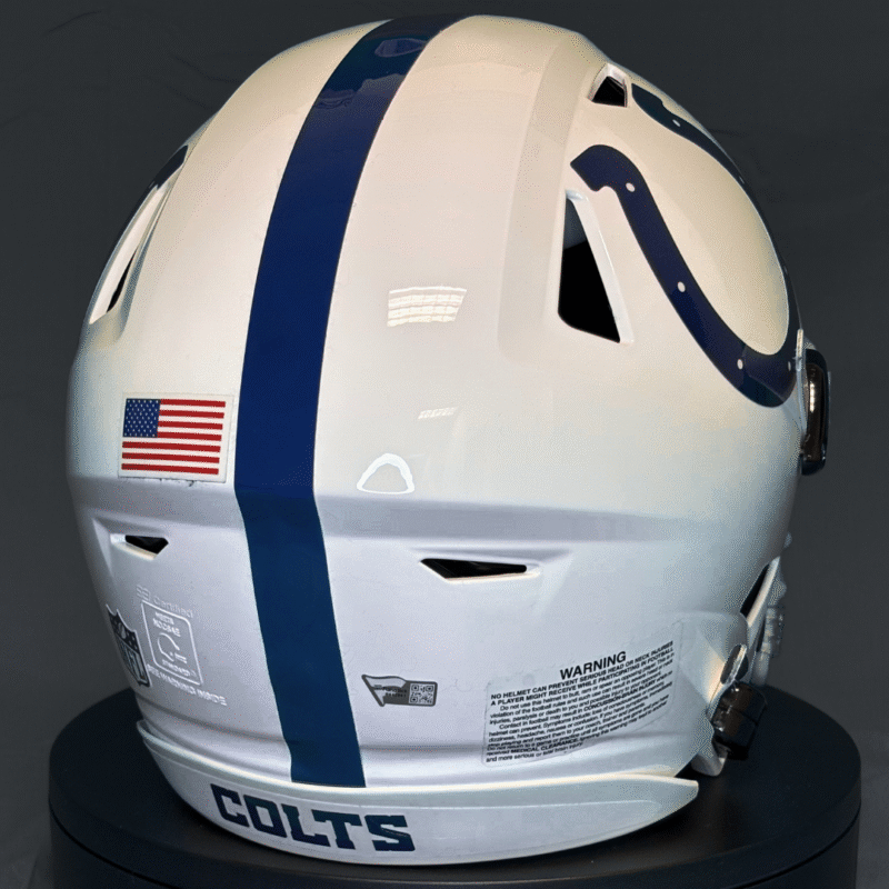 Peyton Manning Autographed signed on-field Indianapolis Colts NFL Helmet - Image 5