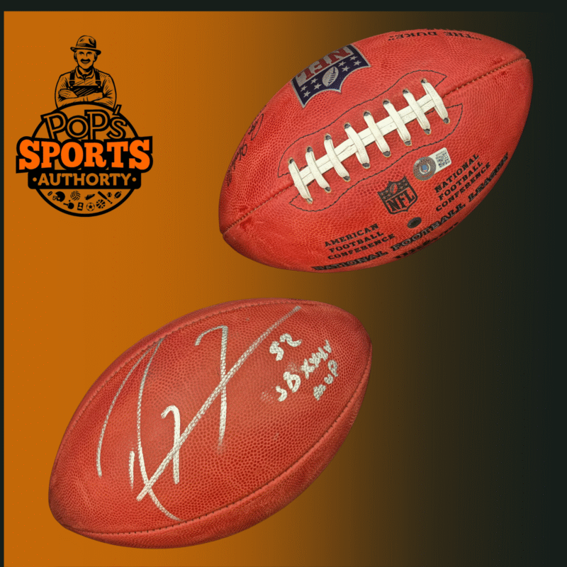 Ray Lewis Autographed "The Duke" NFL Game Ball Football Inscribed "SB XXXV MVP" - Image 3