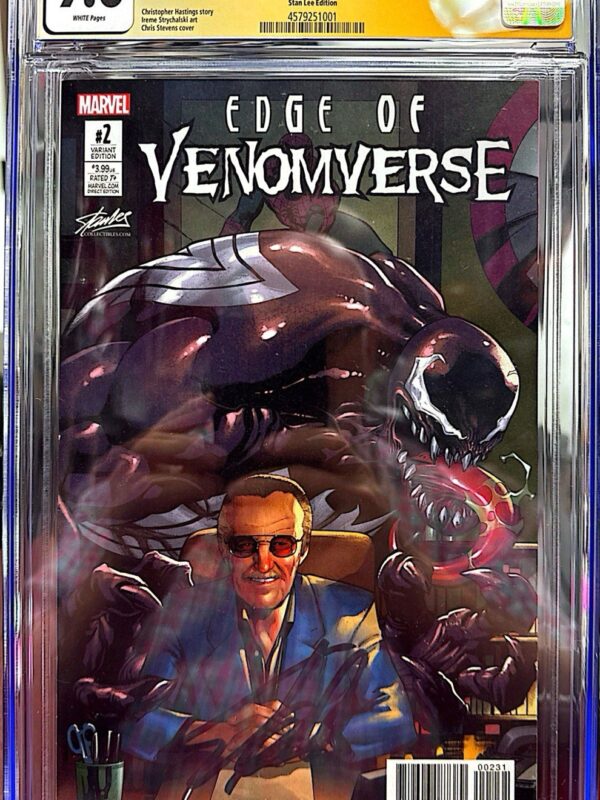 Stan Lee Autographed Signed Marvel Comic Venom 2 CGC 286740571520