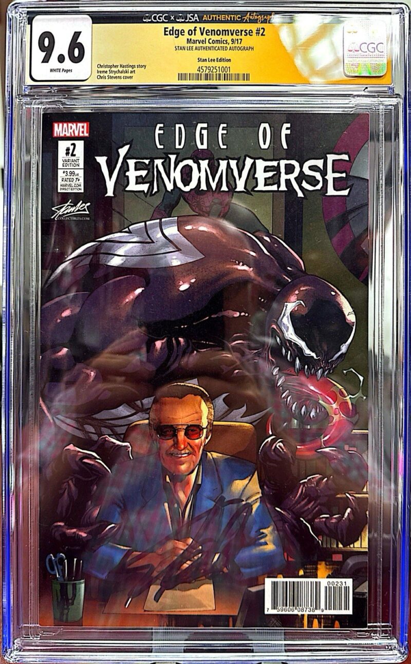 Stan Lee Autographed Signed Marvel Comic Venom 2 CGC 286740571520