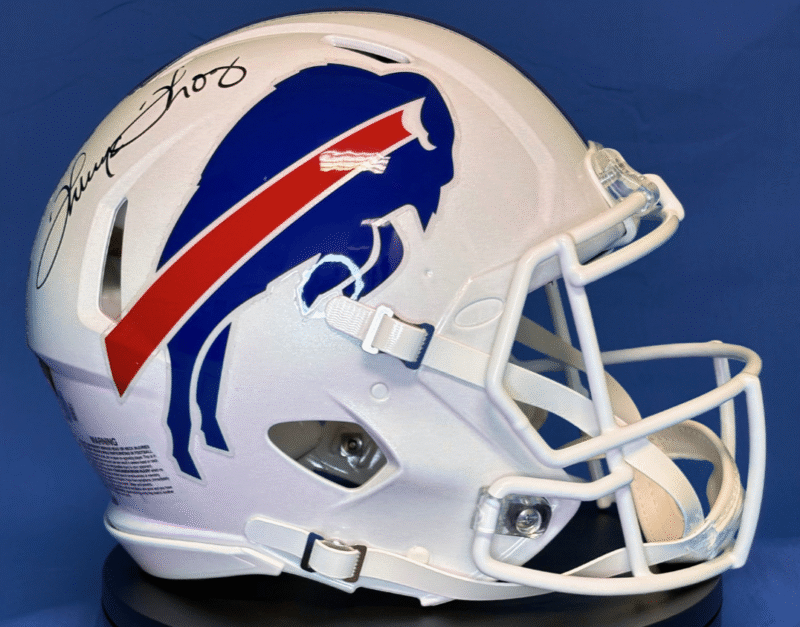 Thurman Thomas Autographed on-field Buffalo Bills Helmet - Image 3