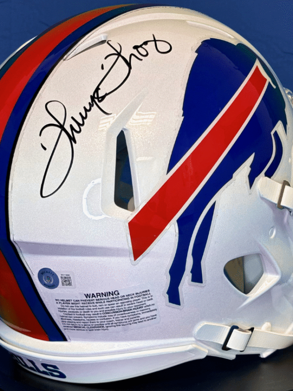 Thurman Thomas Autographed on-field Buffalo Bills Helmet