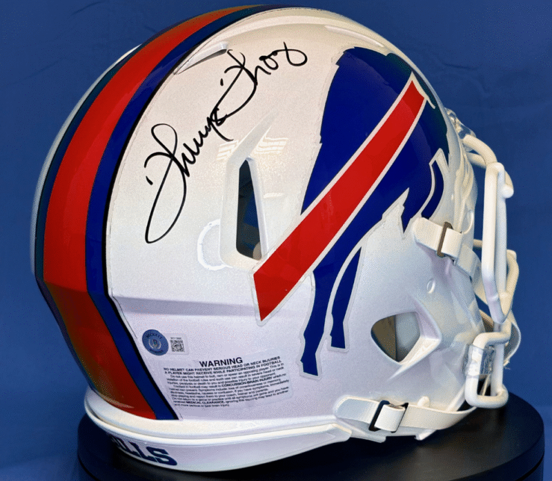 Thurman Thomas Autographed on-field Buffalo Bills Helmet