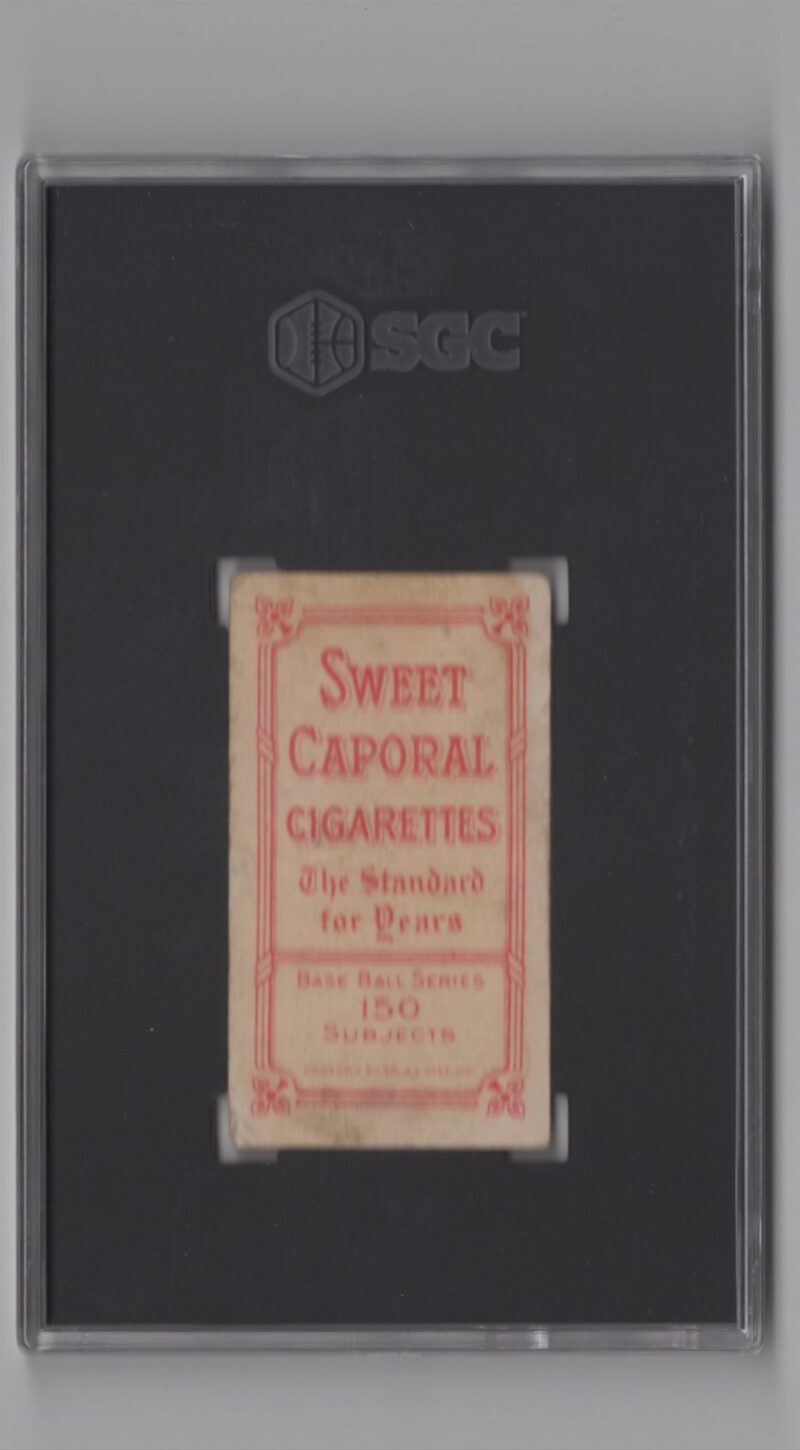 1909 BASEBALL CARD PIEDMONT T206 BUCK HERZOG SGC 2 N.Y. BAT'L - Image 3