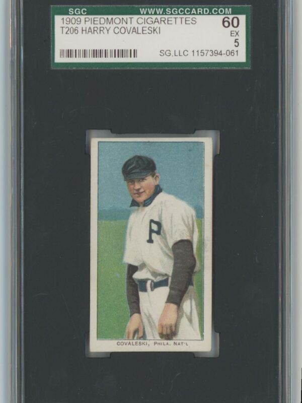 1909 PIEDMONT 150/25 WHITE BORDER HARRY COVELESKI SGC 5 PHILADELPHIA