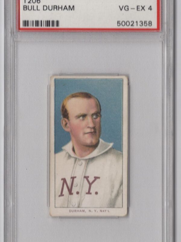 1909 PIEDMONT WHITE BORDER BULL DURHAM PSA 4 NEW YORK POP 18