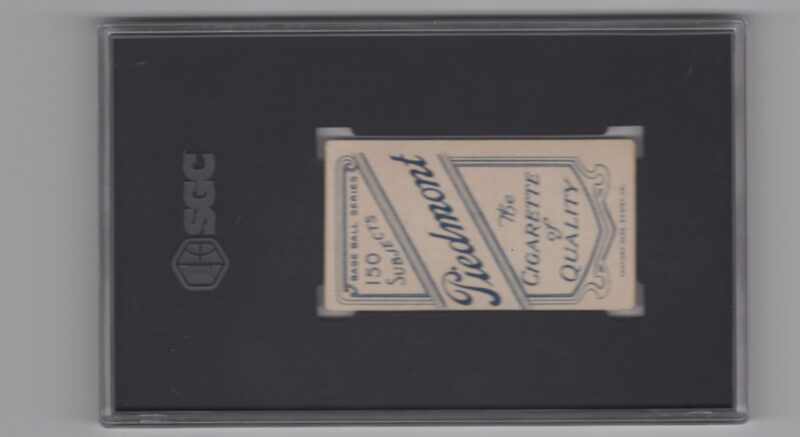 1909 PIEDMONT WHITE BORDER JOHN MCGRAW SGC 4 NEW YORK PORTRAIT, NO CAP - Image 3