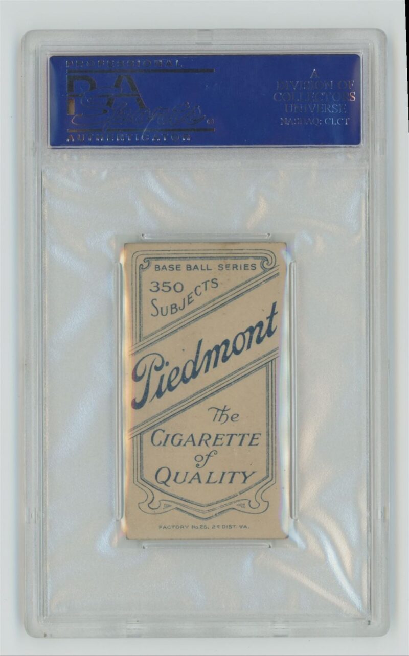 1909 PIEDMONT WHITE BORDER PEACHES GRAHAM PSA 5 BOSTON BOSTON - Image 3