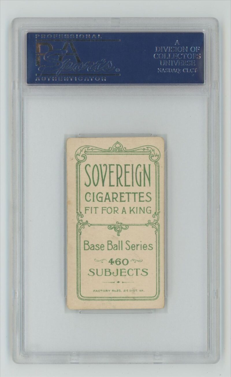 1909 WHITE BORDER HOOKS WILTSE 17819887 PSA 3.5 NEW YORK SOVEREIGN POP 4 ONLY 4 - Image 3