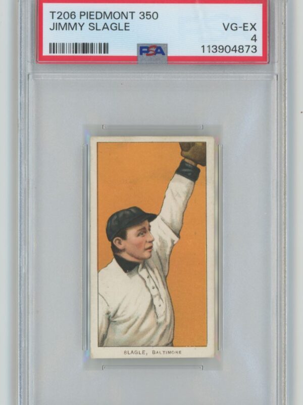 1909 WHITE BORDER JIMMY SLAGLE "SAVE SELLER"TO FOLLOW POPS SPORTS AUTHORITY ON