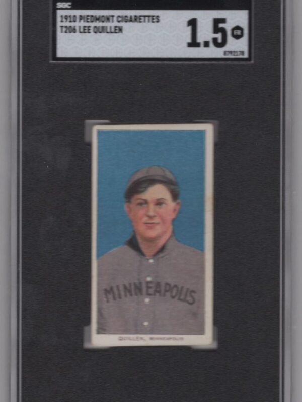 1910 Piedmont T206 Lee Quillen