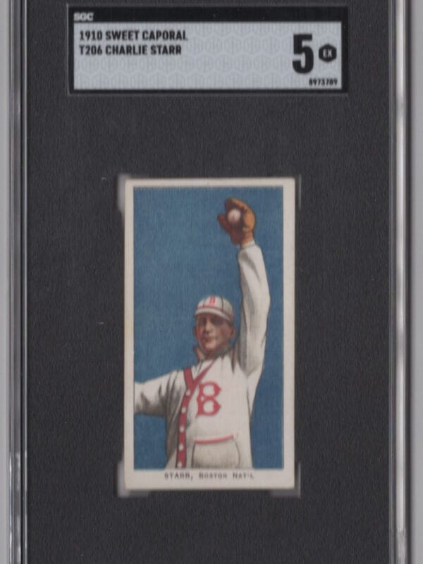 1910 SWEET CAPORAL WHITE BORDER CHARLIE STARR SGC 5 BOSTON
