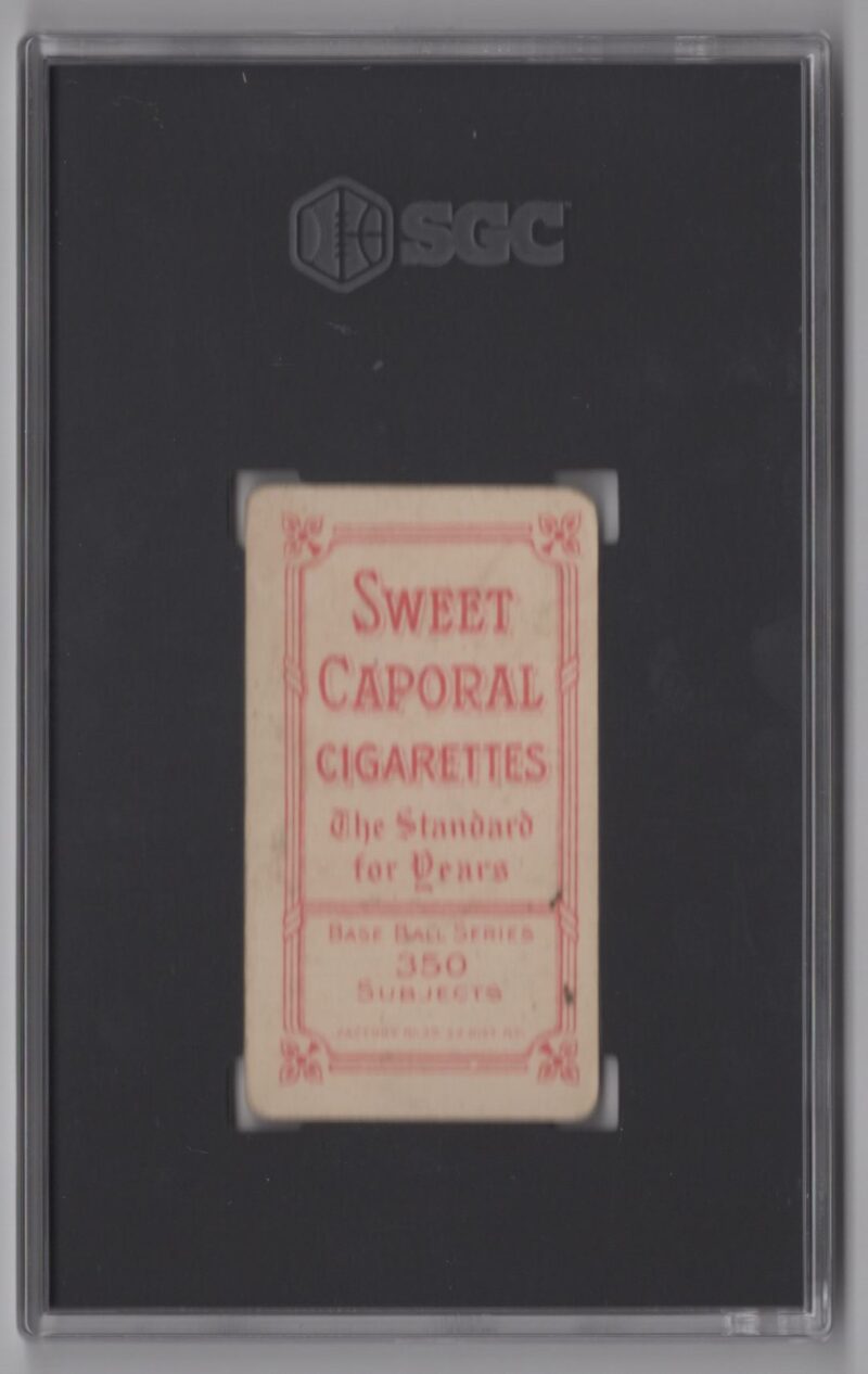 1910 SWEET CAPORAL WHITE BORDER HANS LOBERT SGC 3 CINCINNATI - Image 3