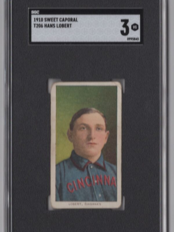 1910 SWEET CAPORAL WHITE BORDER HANS LOBERT SGC 3 CINCINNATI