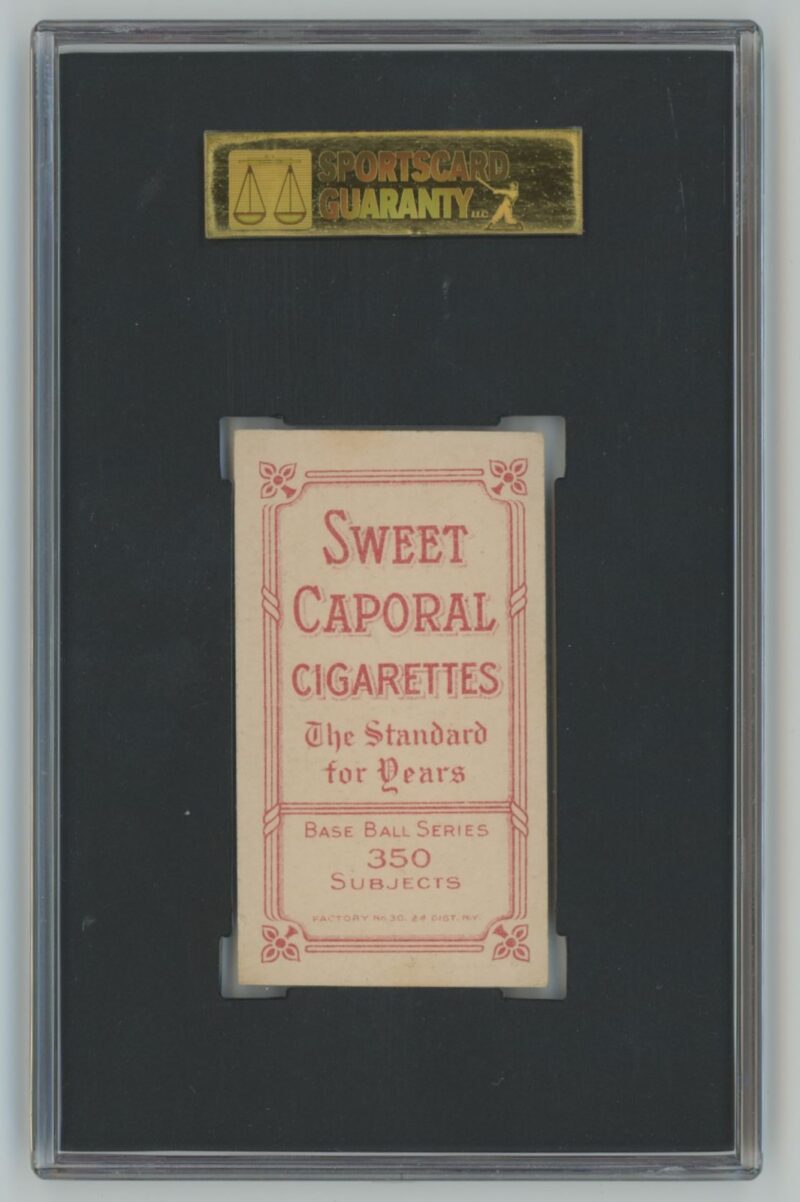 1910 SWEET CAPORAL WHITE BORDER WILBUR GOODE SGC 6 CLEVELAND - Image 3