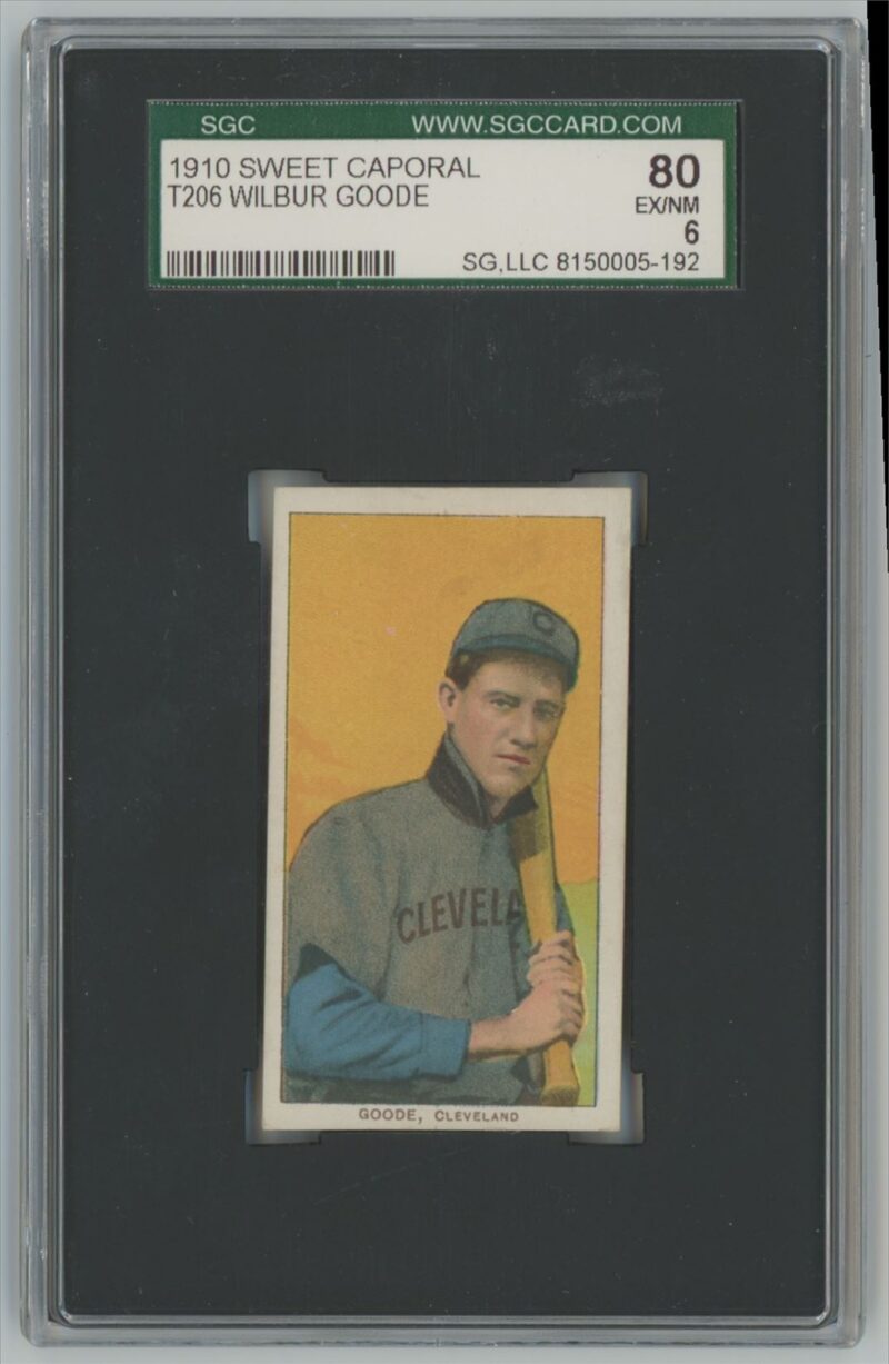 1910 SWEET CAPORAL WHITE BORDER WILBUR GOODE SGC 6 CLEVELAND