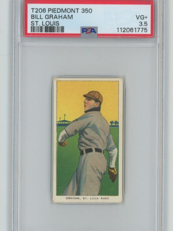 1911 PIEDMONT WHITE BORDER BILL GRAHAM PSA 3.5 ST. LOUISVILLE ST. LOUIS