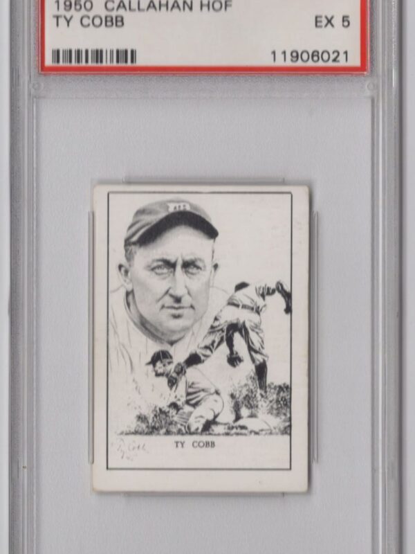 1950 CALLAHAN HOF TY COBB PSA 5 DETROIT POP 16