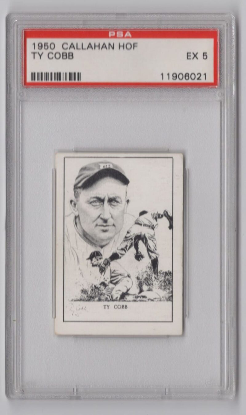 1950 CALLAHAN HOF TY COBB PSA 5 DETROIT POP 16