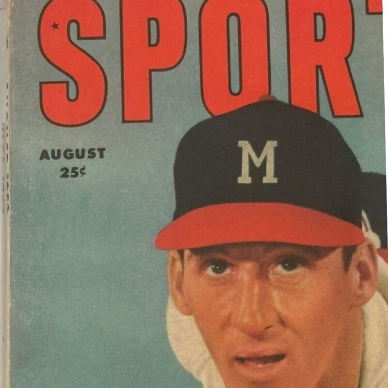 1953 Warren Spahn Autographed Sport Illustrated Magazine - Image 6