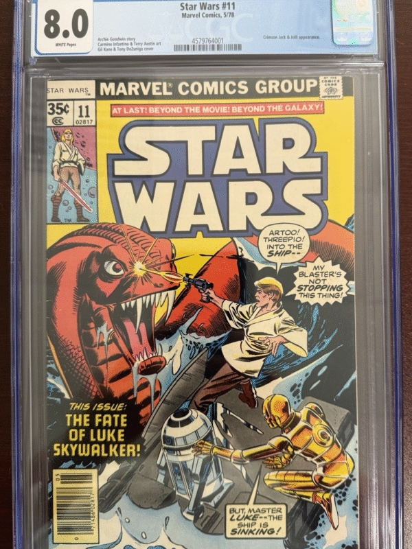 1978 Star Wars Comic 11 Graded CGCJSA 286731879621