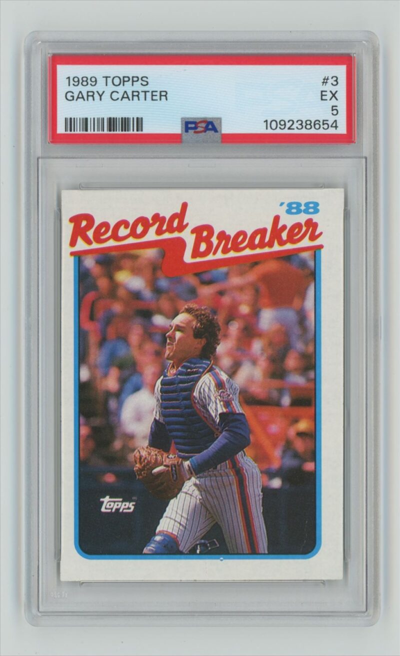 1989 TOPPS ANDRES GALARRAGA PSA 5 MONTREAL EXPOS #3 POP 2, TOTAL POP 54