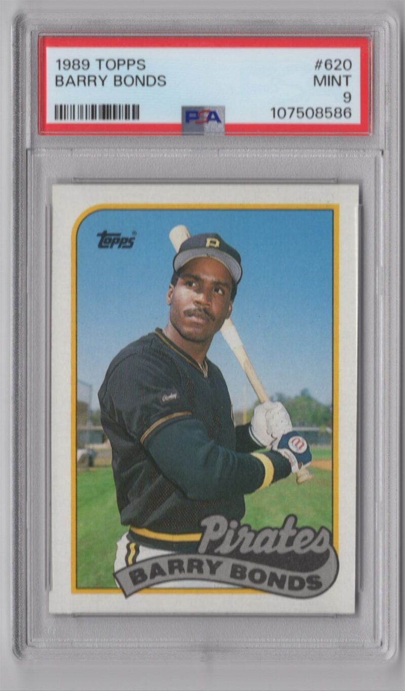 1989 TOPPS BARRY BONDS 107508586 PSA 9 PITTSBURGH PIRATES #620