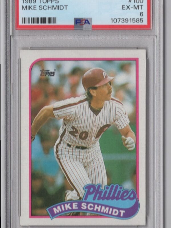 1989 TOPPS MIKE SCHMIDT 20.00 6 PHILADELPHIA PHILLIES #100