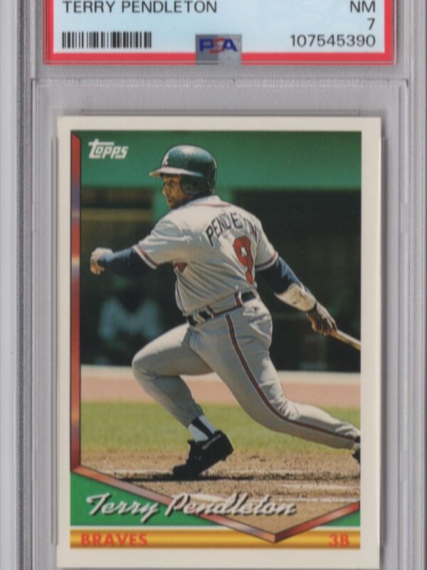 1994 TOPPS TERRY PENDLETON PSA 7 ATLANTA BRAVES #735 POP