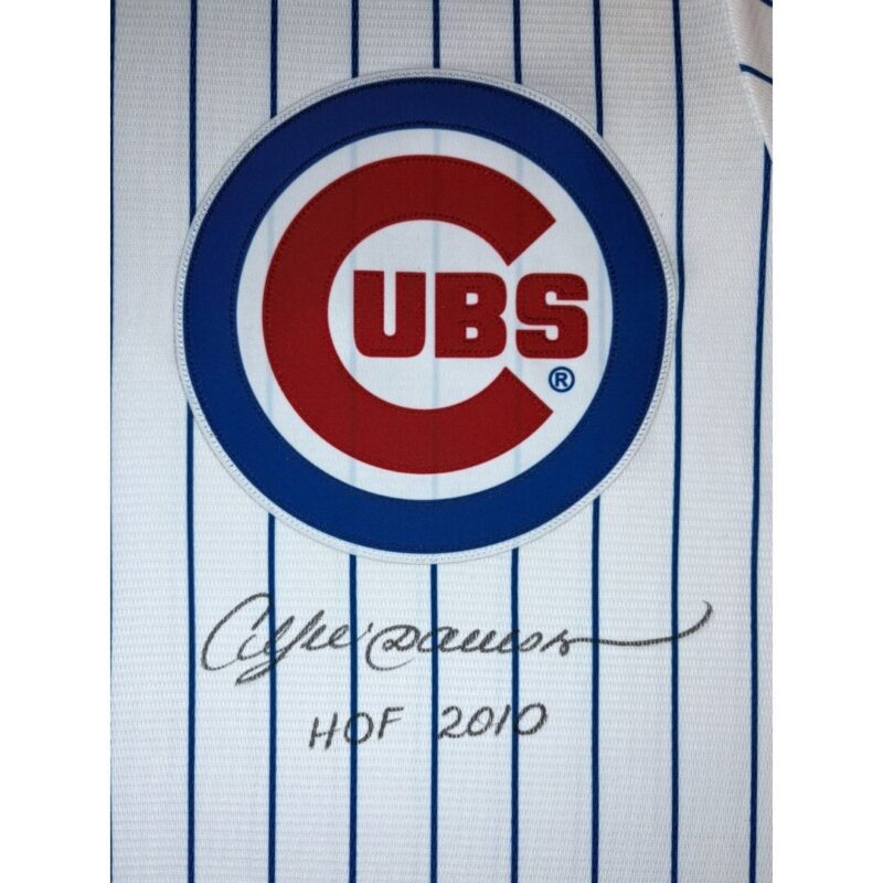 Andre Dawson Autographed Chicago Cubs Majestic Jersey Inscribed HOF 2010 - Image 3