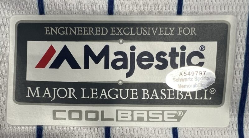 Andre Dawson Autographed Chicago Cubs Majestic Jersey Inscribed HOF 2010 - Image 6