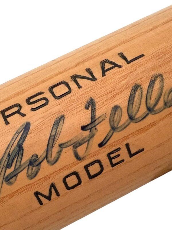 Cleveland  Indians Bob Feller Autographed Adirondack MLB Bat (BECKETT)