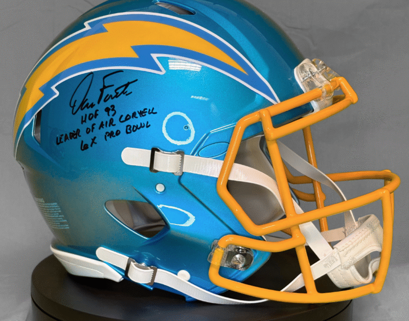 Dan Fouts Autographed on-field San Diego Chargers NFL Helmet