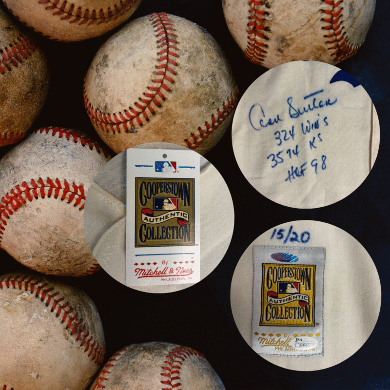 Don Sutton Autographed Los Angeles Dodgers Vintage Mitchell & Ness Jersey - Image 9
