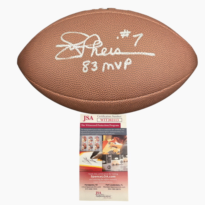 Joe Theismann Autographed Washington Redskins Football - Image 6