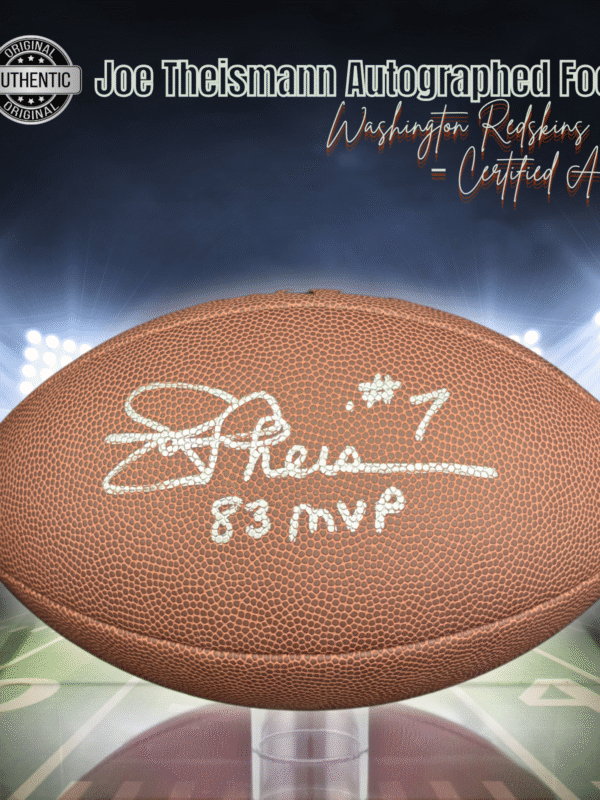 Joe Theismann Autographed Washington Redskins Football