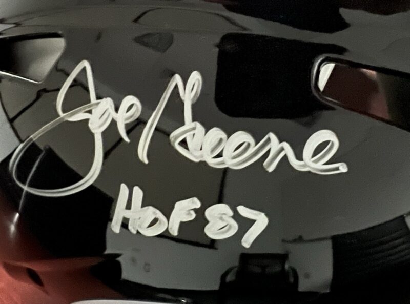 'MEAN' JOE GREEN Autographed on-field Pittsburg Steelers Helmet - Image 11