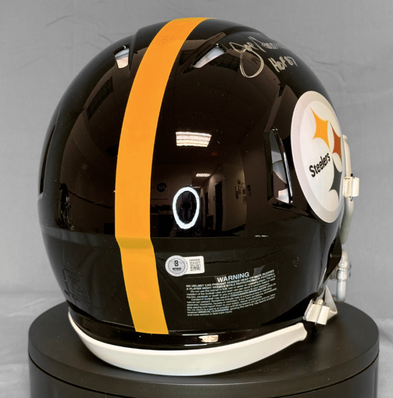 'MEAN' JOE GREEN Autographed on-field Pittsburg Steelers Helmet - Image 7