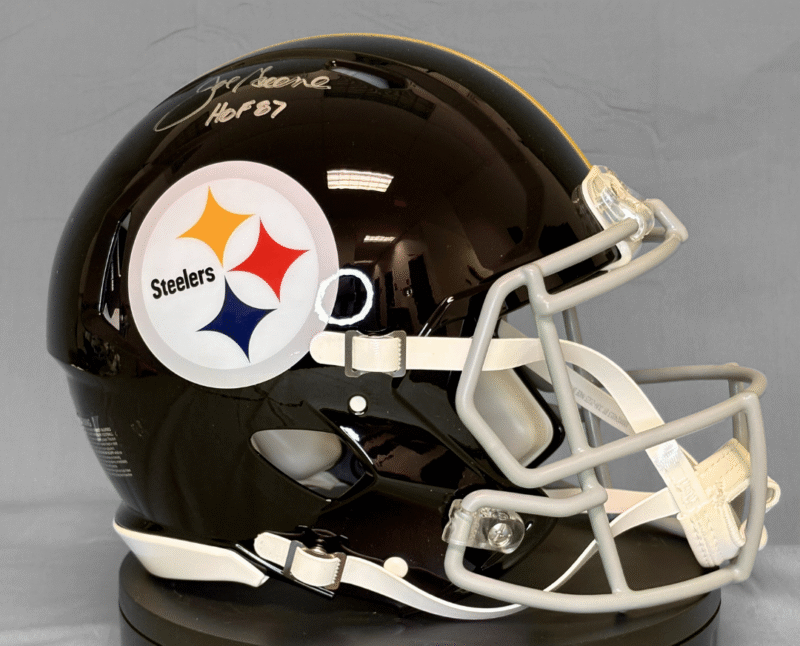 'MEAN' JOE GREEN Autographed on-field Pittsburg Steelers Helmet