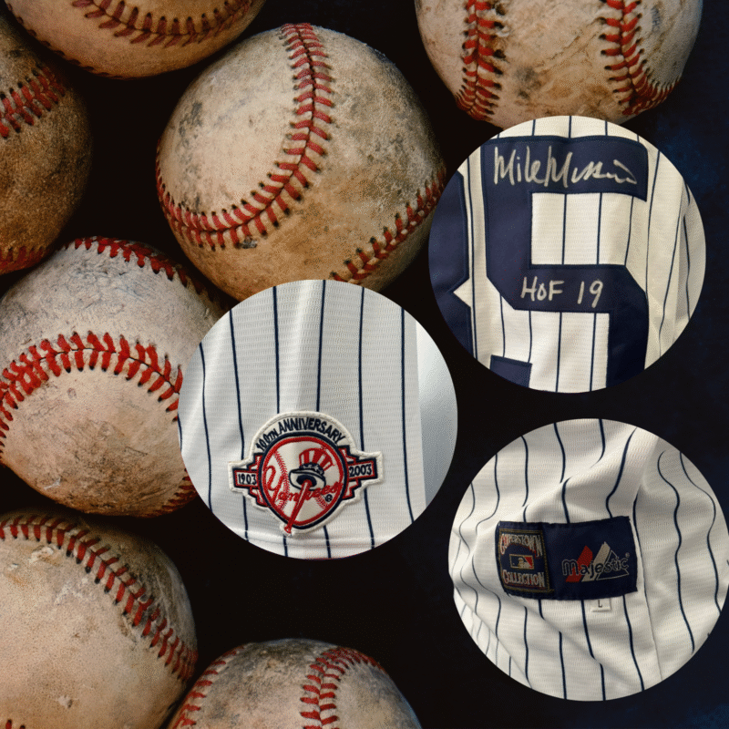 Mike Mussina Autographed New York Yankees Majestic MLB Jersey - Image 10