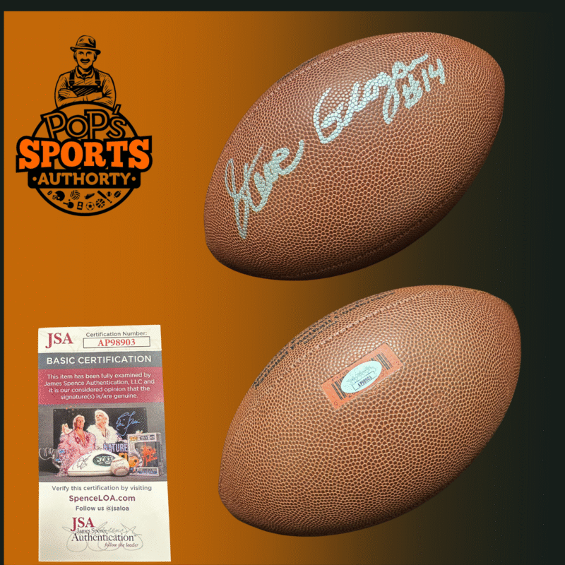 New England Patriots Steve Grogan Autographed Wilson NFL Football - Image 3