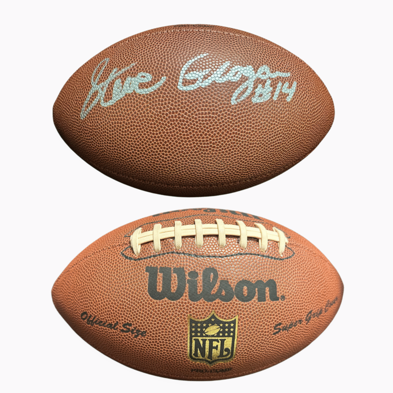New England Patriots Steve Grogan Autographed Wilson NFL Football - Image 4