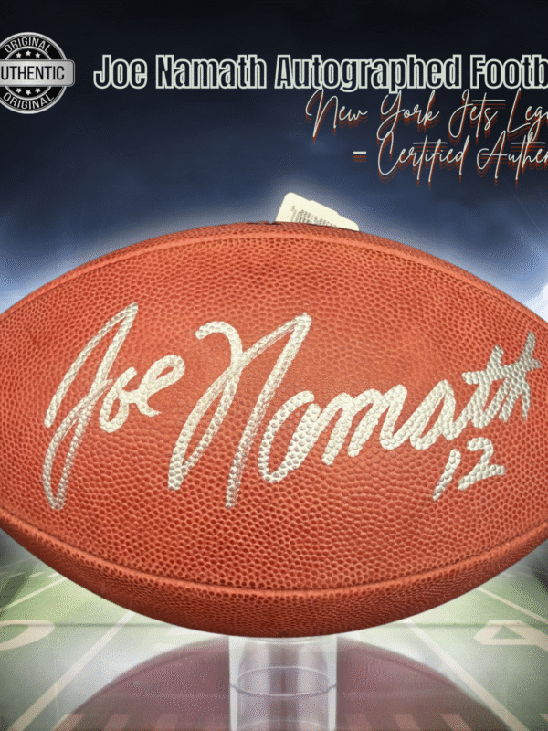 New York Jets Joe Namath Autographed Official NFL Wilson Football